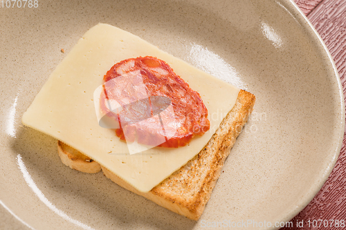 Image of Francesinha on plate preparations