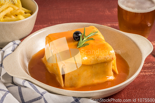 Image of Francesinha on plate