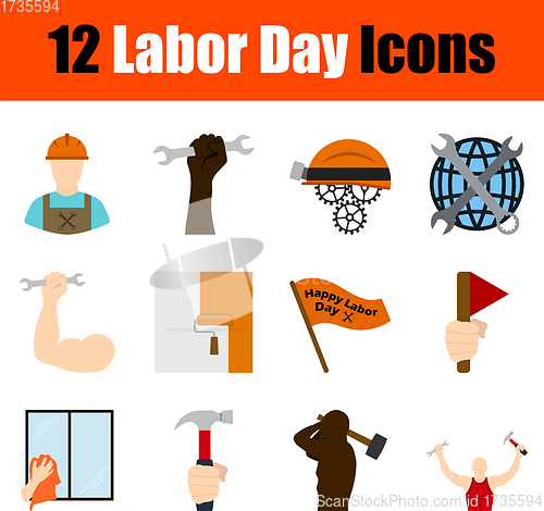 Image of Labor Day Icon Set