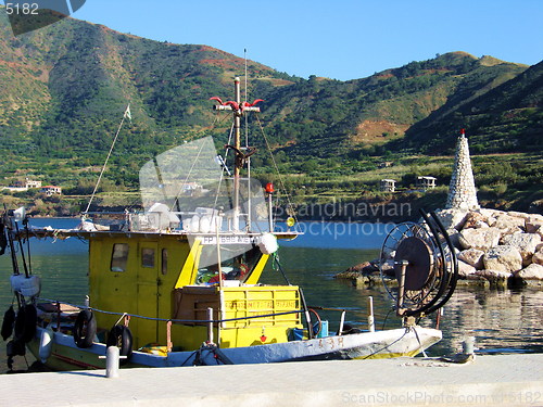 Image of At the port. Pomos. Cyprus