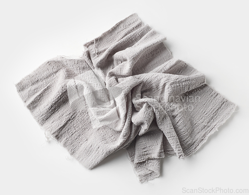 Image of crumpled cotton napkin