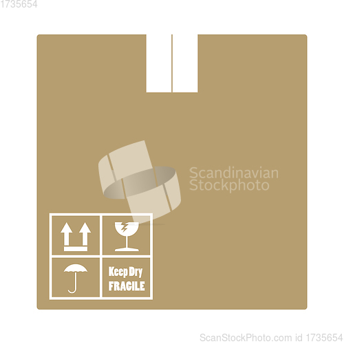 Image of Cardboard Package Box Icon