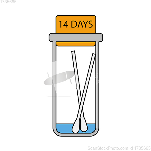 Image of Covid Test Tube Icon