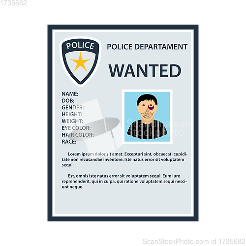 Image of Wanted Poster Icon