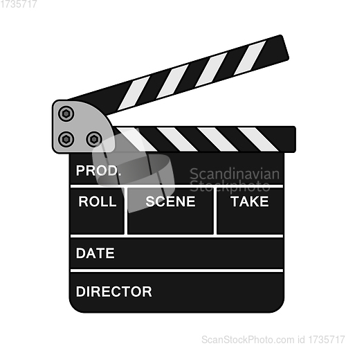 Image of Movie Clap Board Icon