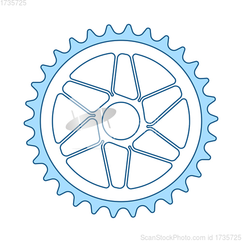 Image of Bike Gear Star Icon