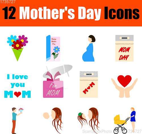 Image of Mother\'s Day Icon Set