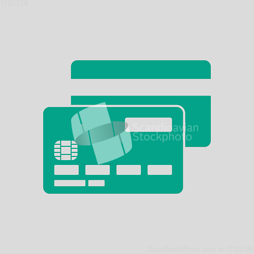 Image of Front And Back Side Of Credit Card Icon