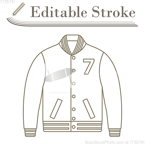 Image of Baseball Jacket Icon