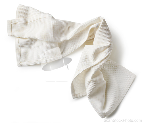 Image of crumpled cotton napkin