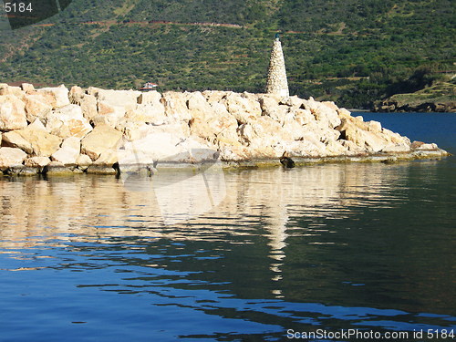 Image of Rock reflections. Pomos. Cyprus