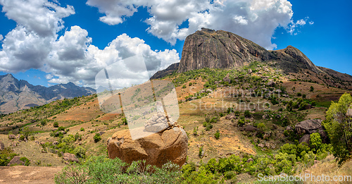 Image of Anja Community Reserve, Madagascar wilderness mountain landscape