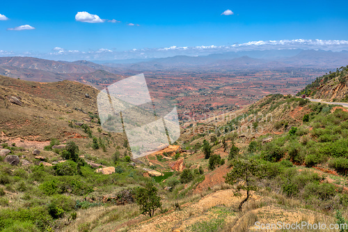 Image of Devastated central Madagascar landscape - Ambalavao, Province Haute Matsiatra, Madagascar