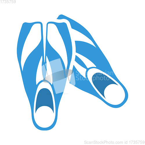 Image of Icon Of Swimming Flippers