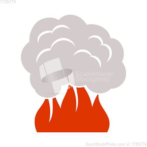 Image of Fire And Smoke Icon