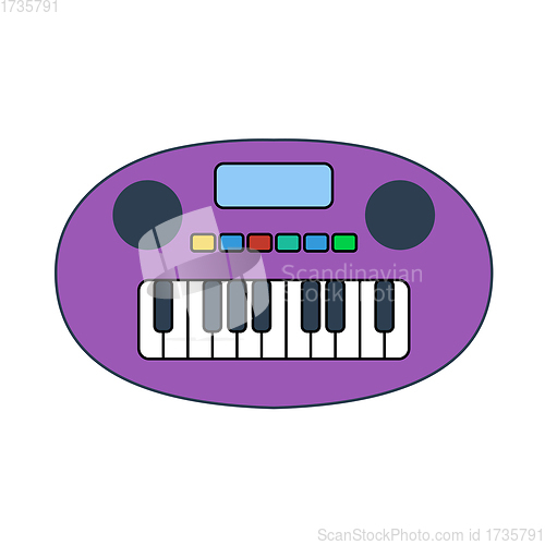 Image of Synthesizer Toy Icon