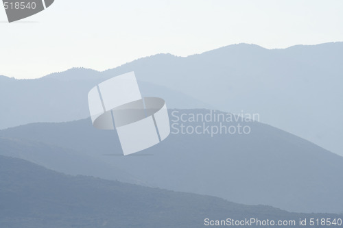 Image of  Distant hills - misty background