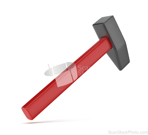 Image of Hammer with red handle
