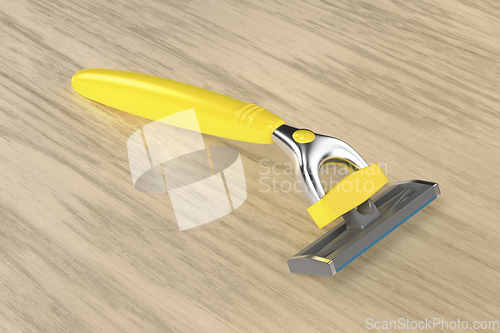 Image of Yellow razor