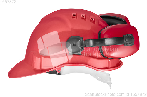 Image of red hard hat