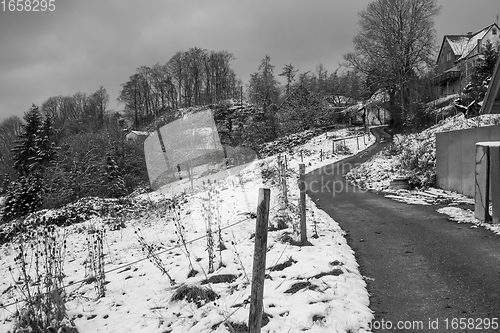 Image of idyllic winter scenery