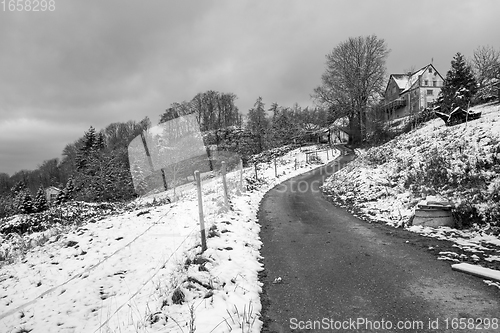 Image of idyllic winter scenery