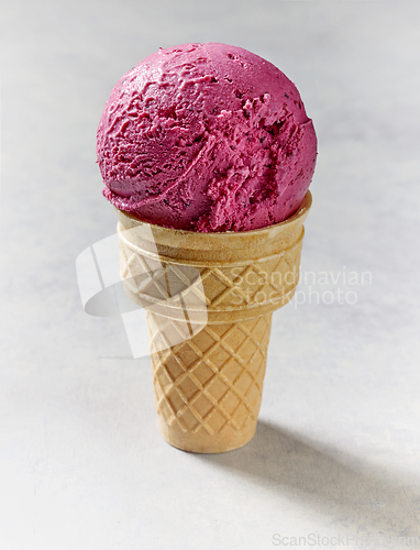 Image of black currant ice cream