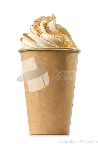 Image of pumpkin latte drink