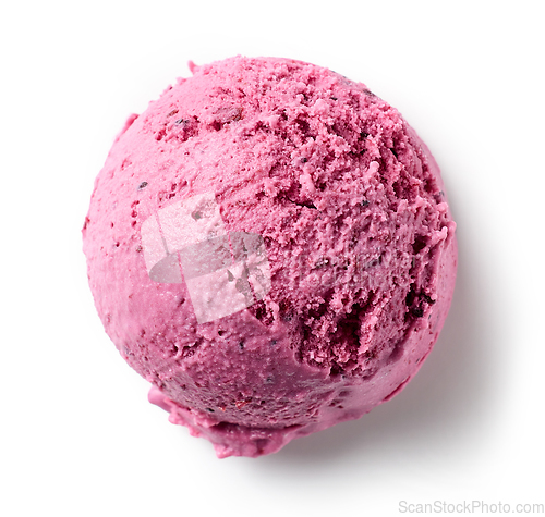 Image of pink ice cream