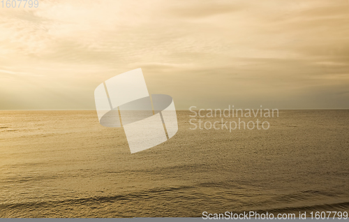 Image of sunset on the Baltic sea