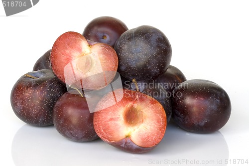 Image of Plums, summer fruits,