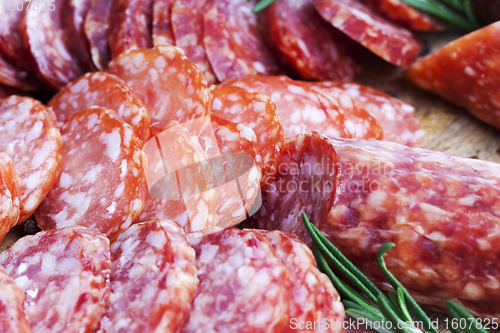 Image of meat, products made industrially