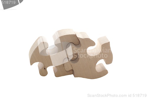 Image of wooden puzzle                