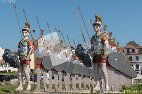 Image of Statues of roman soldiers