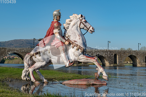 Image of Statue of Roman soldier