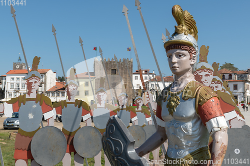 Image of Statues of roman soldiers