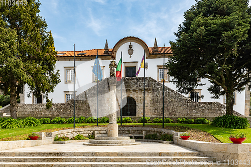 Image of City council square in Ponte de Lima, Portugal