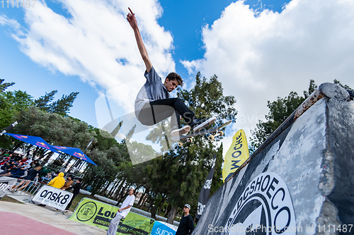 Image of Tiago Pinto during the 1st Stage DC Skate Challenge