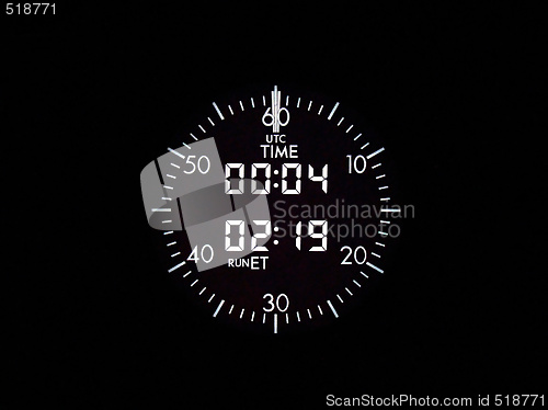 Image of Flight deck clock