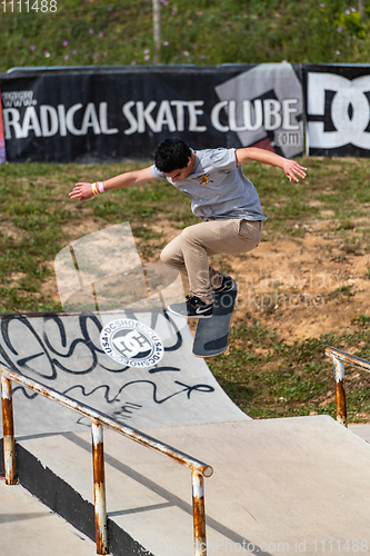 Image of Diogo Carmona during the 1st Stage DC Skate Challenge