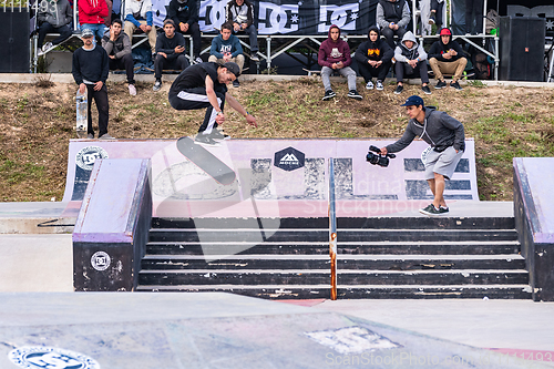 Image of Guilherme Lima during the 1st Stage DC Skate Challenge