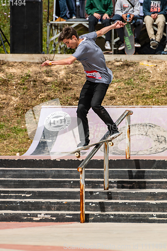 Image of Tiago Pinto during the 1st Stage DC Skate Challenge