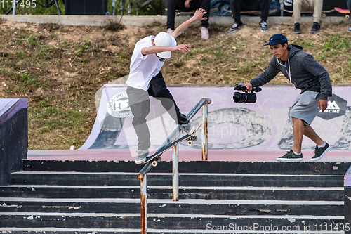 Image of Bruno Senra during the 1st Stage DC Skate Challenge