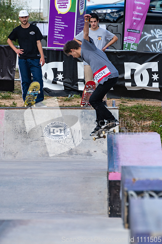 Image of Tiago Pinto during the 1st Stage DC Skate Challenge