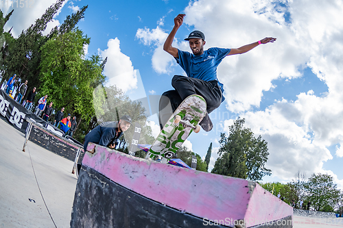 Image of Anibal Martins during the 1st Stage DC Skate Challenge