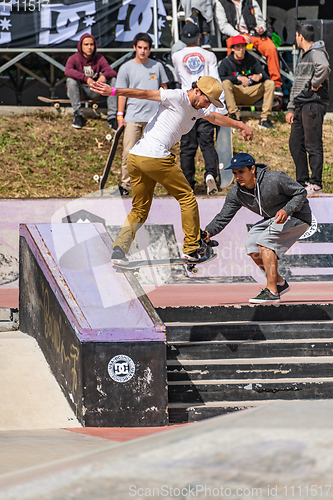 Image of Cesar Afonso during the 1st Stage DC Skate Challenge