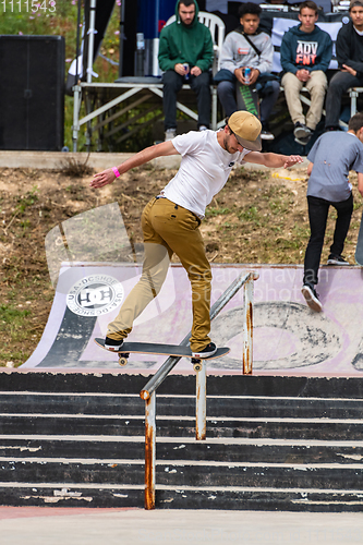 Image of Cesar Afonso during the 1st Stage DC Skate Challenge