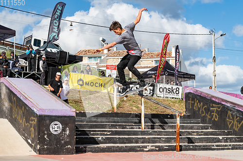 Image of Tiago Pinto during the 1st Stage DC Skate Challenge