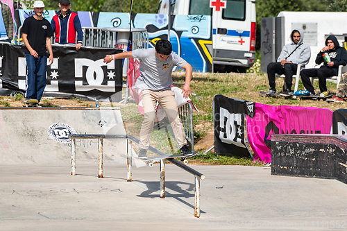 Image of Diogo Carmona during the 1st Stage DC Skate Challenge