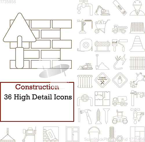 Image of Construction Icon Set